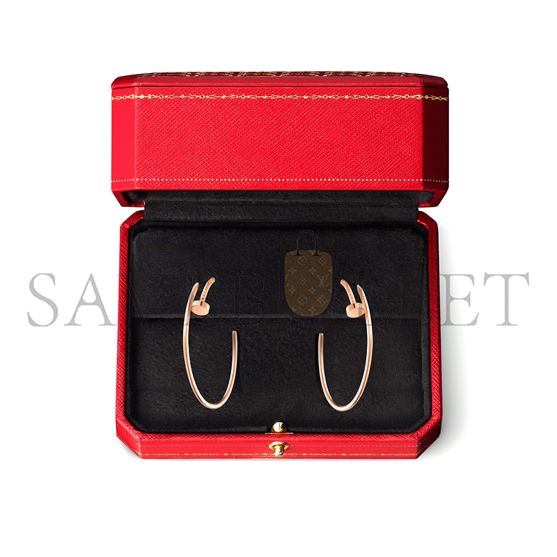 CARTIER JUSTE UN CLOU HOOP EARRINGS, LARGE MODEL B8301211